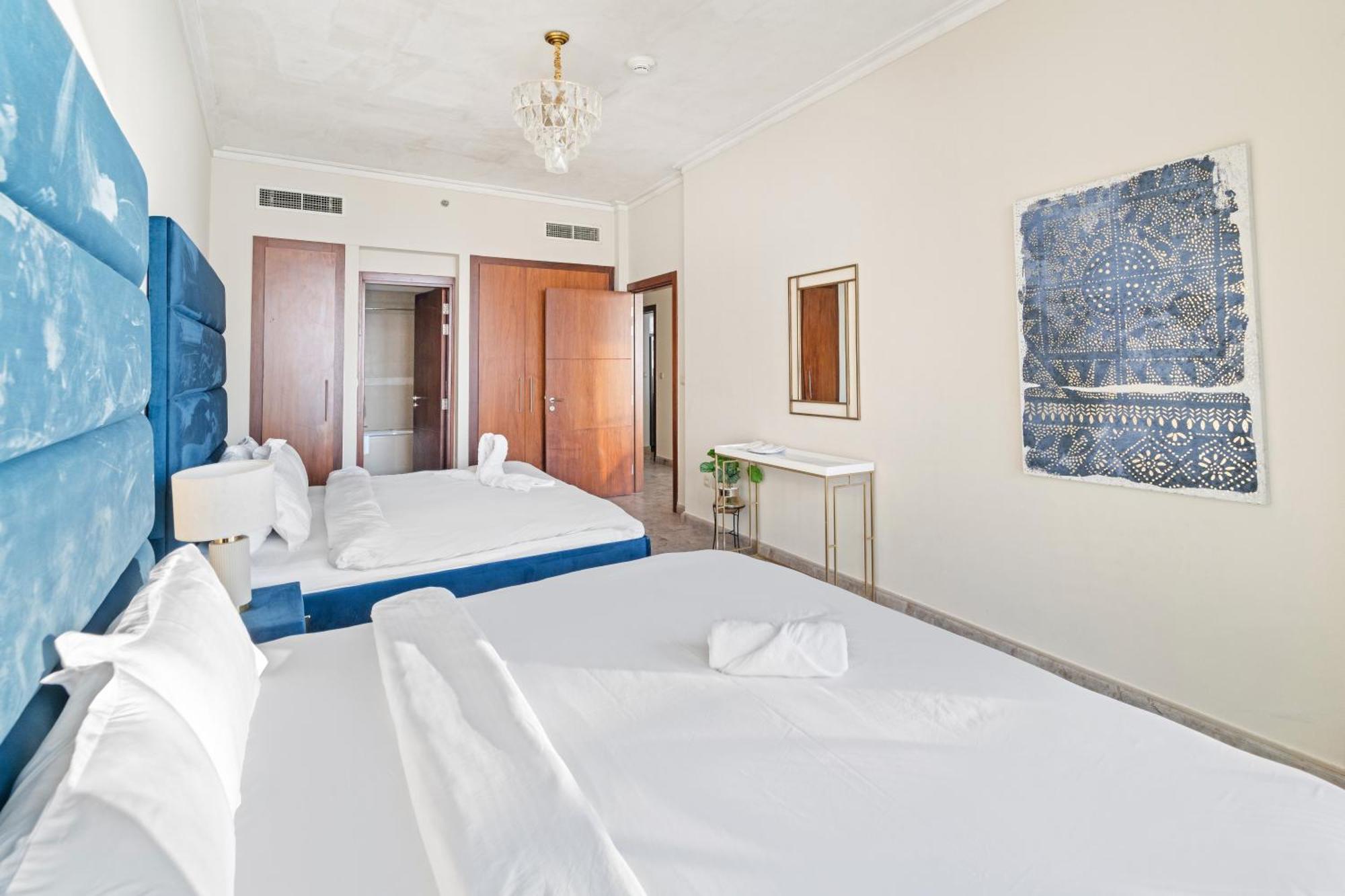 First Class 2Br With Full Dubai Skyline & Sea View Exterior photo